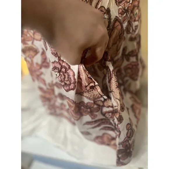 Free People Women's Kauai Getaway Printed Tunic Top size Small XL NWT Floral - Picture 13 of 16